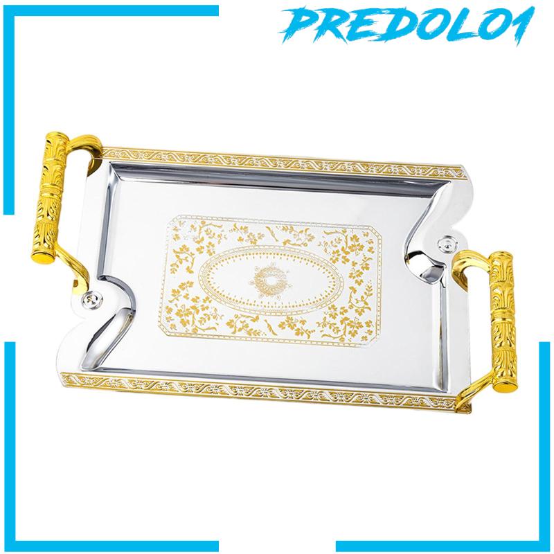 [Predolo1] Nampan Kamar Mandi Handuk Tray Meja Organizer Embossment Piring Khusus