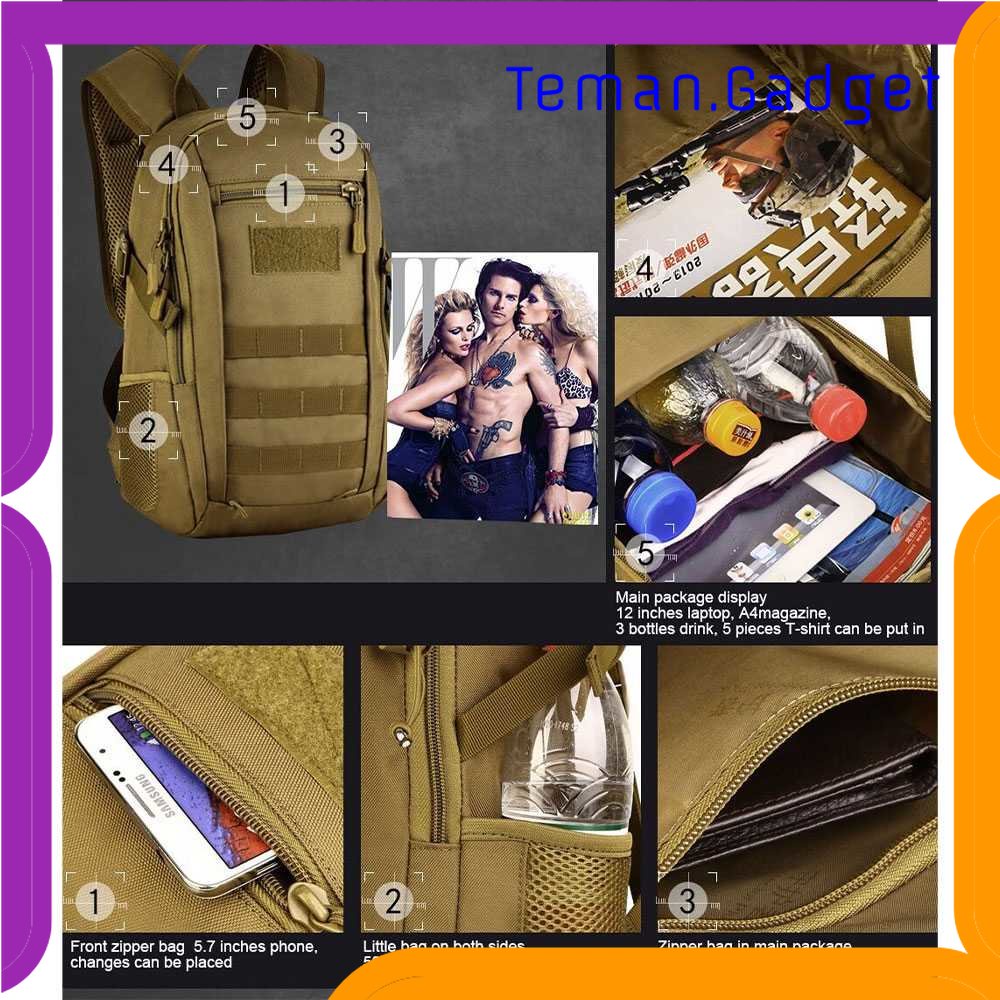 TG - OLR Protector Plus Tas Ransel Backpack Military Tactical Waterproof 15L - 8062
