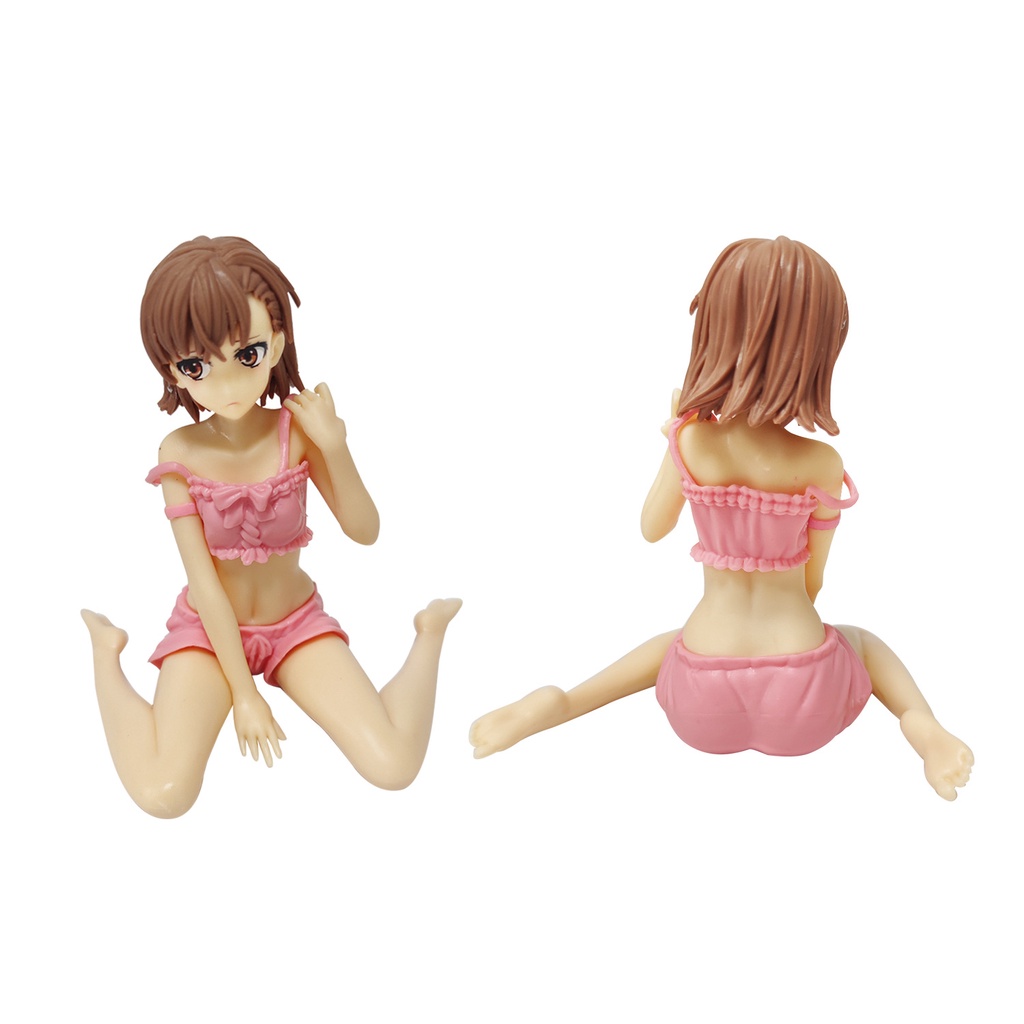 Anime A Certain Scientific Railgun Relax Time Misaka Mikoto Anime Figure Model Ornamen Mainan Model Gambar Kartun