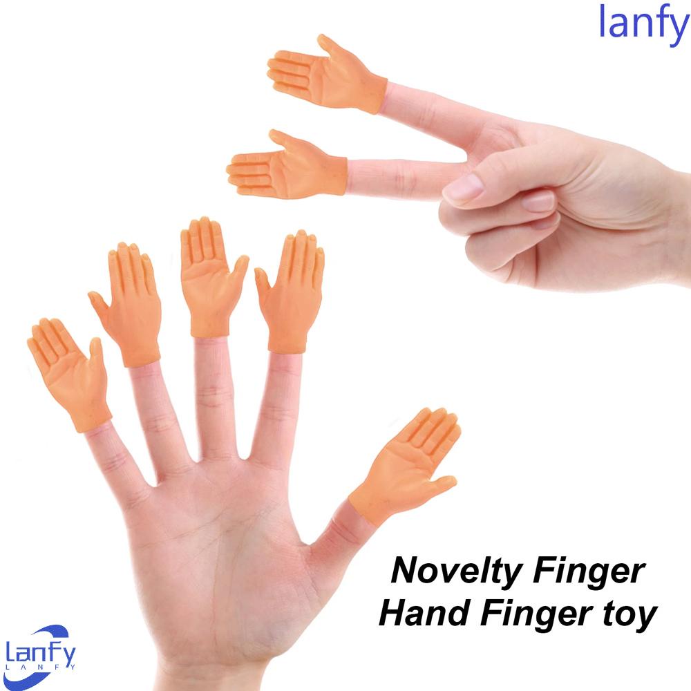 Lanfy Tiny Finger Hands Untuk Kostum Game Kiri Kanan Hand Toys Mainan Jari Lucu Kartun