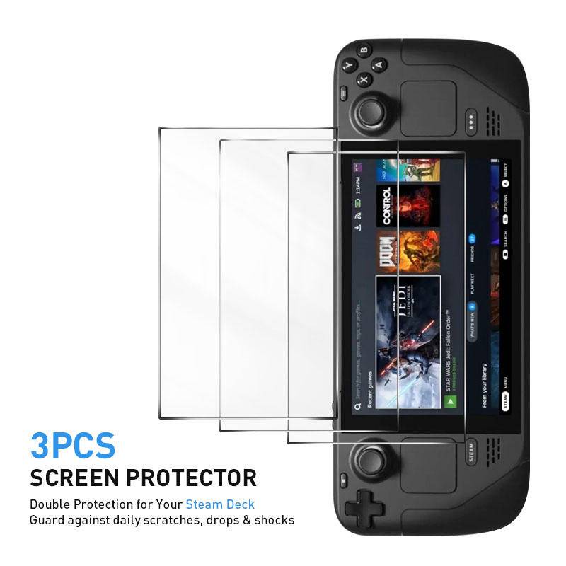 Untuk Steam Deck Premium HD Screen Protecto Film Anti Gores 9H Tempered Glass Matte Film