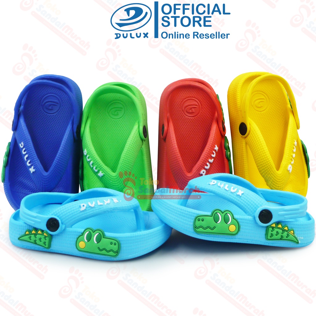 Toko Sendal Murah - Sandal Jepit Anak Uk 20 - 25/ Sandal Anak Tali Belakang / Sandal Motif Buaya / Sandal Balita Lucu Kekinian  [Toko Sendal Murah Kids M 510 E-BY]