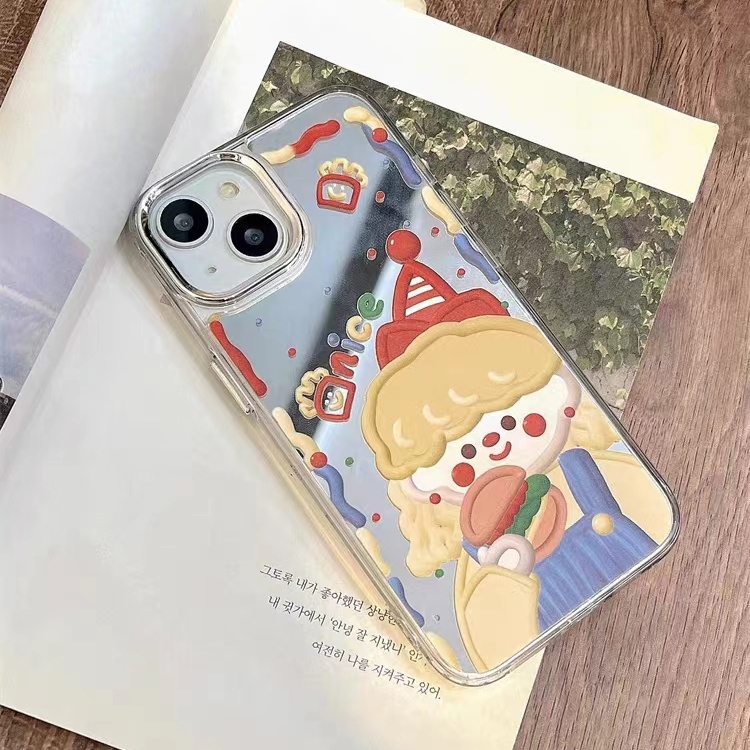 Cocok Untuk Iphone14 Pro Max iPhone Phone Case Cermin Casing Ponsel Kuat Kamera Perlindungan Tahan Guncangan Kompatibel Dengan Iphone13 13pro 13prm iPhone 11 7Plus 8Plus Xr XS 12 Pro Max Phone Case