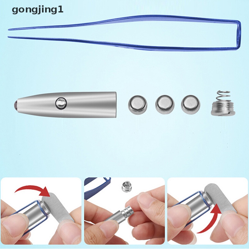 Ggg Ear Pick Wax Remover Cleaner Kuret Dengan Lampu Senter LED Earpick Tool ID