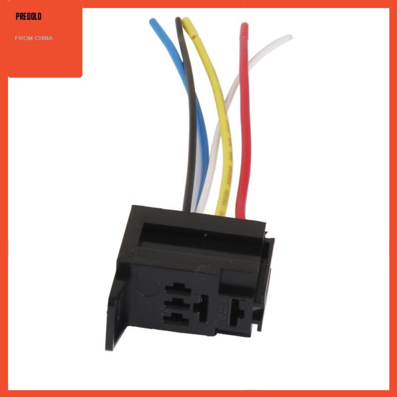 [Predolo] Stop Kontak Kabel Relay Wiring Harness Mobil12 DC 20A/30A AMP 5pin