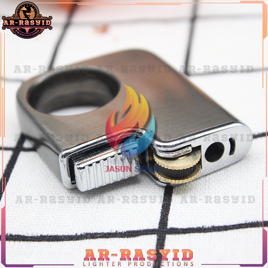 BISA COD! Korek Api Roda Api Gas Fun Ring Flame Lighter YC-310 TERBARU