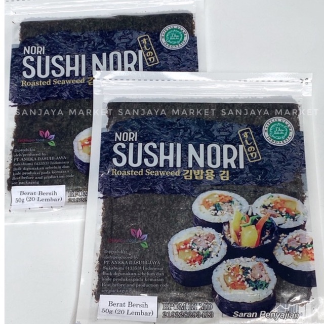 Sushi Nori Rumput Laut Lembaran Panggang Java Super Food