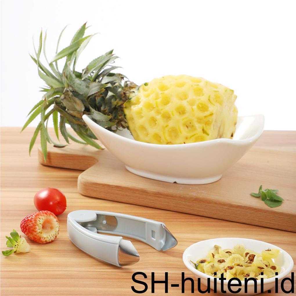 Strawberry Huller Stem Permata Top Stem Remover Fruit and Vegetable Core Remover Nanas Pengupas Mata Dapur Gadget Remover Alat