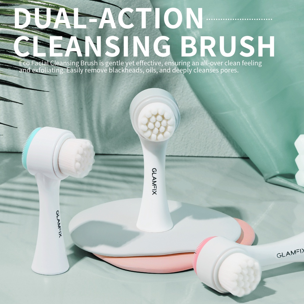 ★ BB ★ GLAMFIX Facial Cleansing Brush Make Up 1 Pcs - Alat Pembersih Wajah Silikon | GLAM FIX