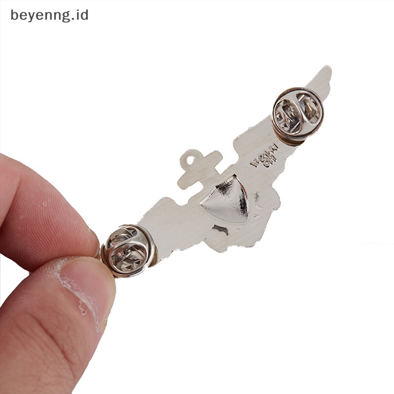 Beyen Sayap As Komando Militer Master Aviator Sayap Logam Lencana Pin Bros ID