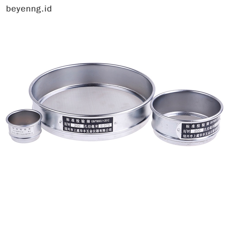 Beyen 200jarum 0.074mm aperture stainless steel Tes Standar lab 5-20cm ID