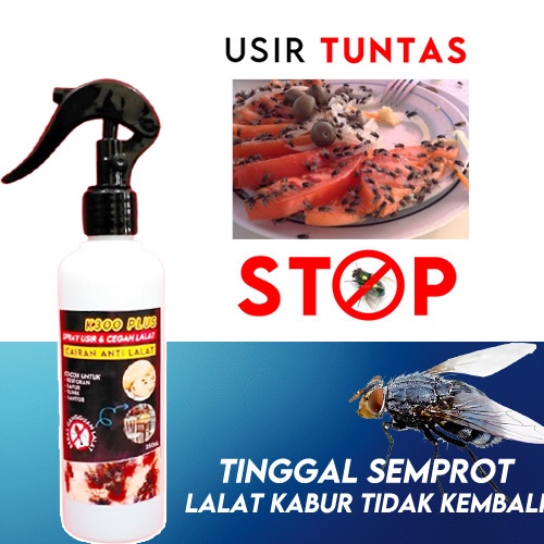 K300 PLUS Spray Sprai Ampuh Pengusir Usir Lalat Super 250ml