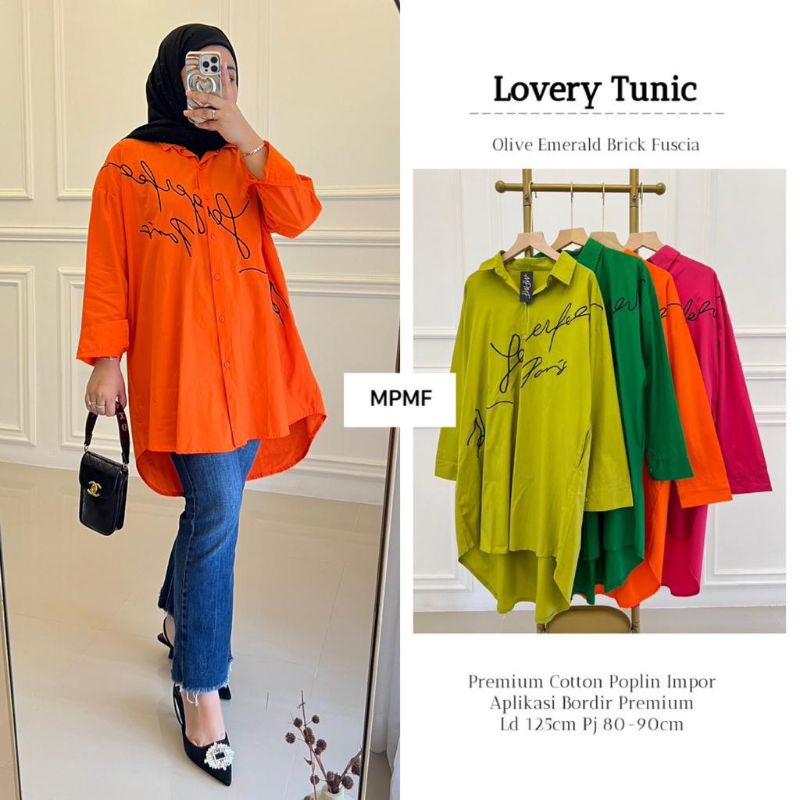 LOVERY Tunik ORI MPMF | Premium Cotton Poplin