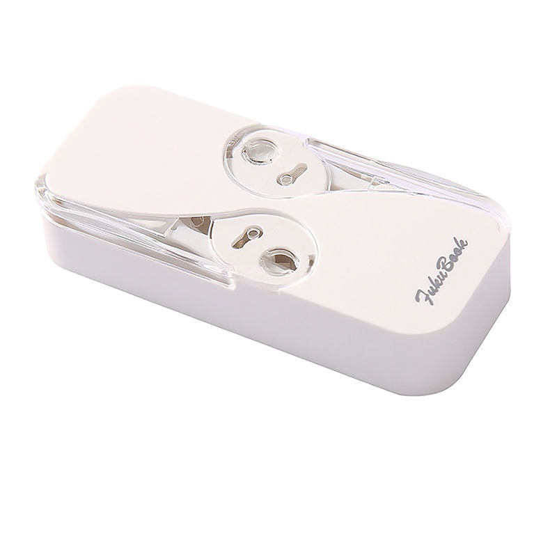 1pc Dental Floss Portable Dispenser Case Dengan 12pcs Dental Floss Kotak Penyimpanan Benang Gigi pop-up Otomatis