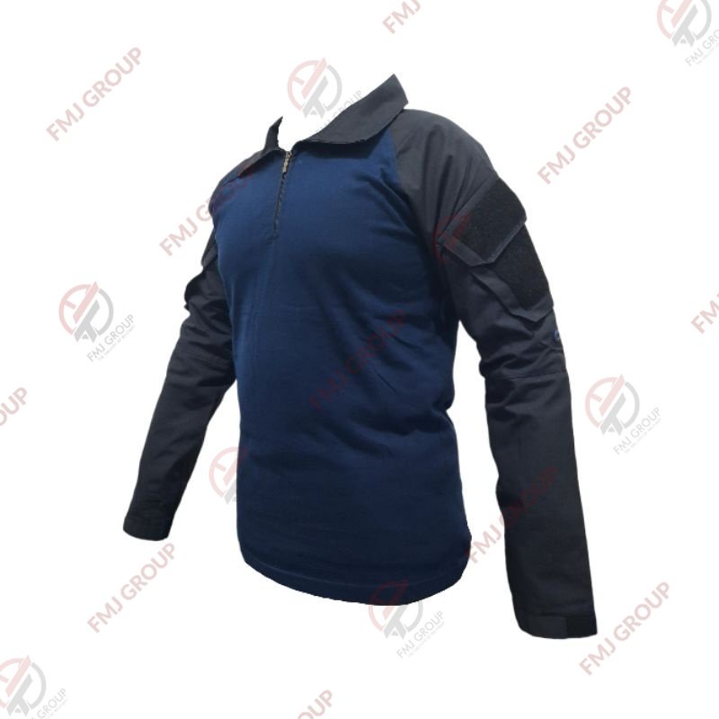 Kaos BDU Tactical Navy Lengan Panjang Katun / Kaos Tactical BDU Lengan Panjang