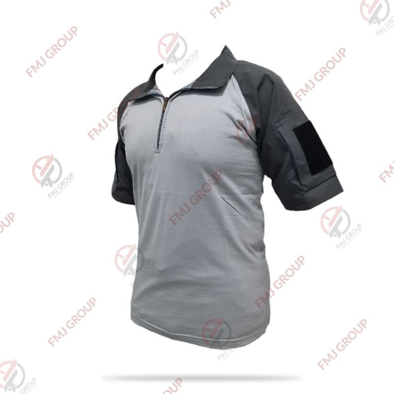 Kaos BDU Tactical / Combat Shirt / Kaos Bdu Pendek Abu Katun