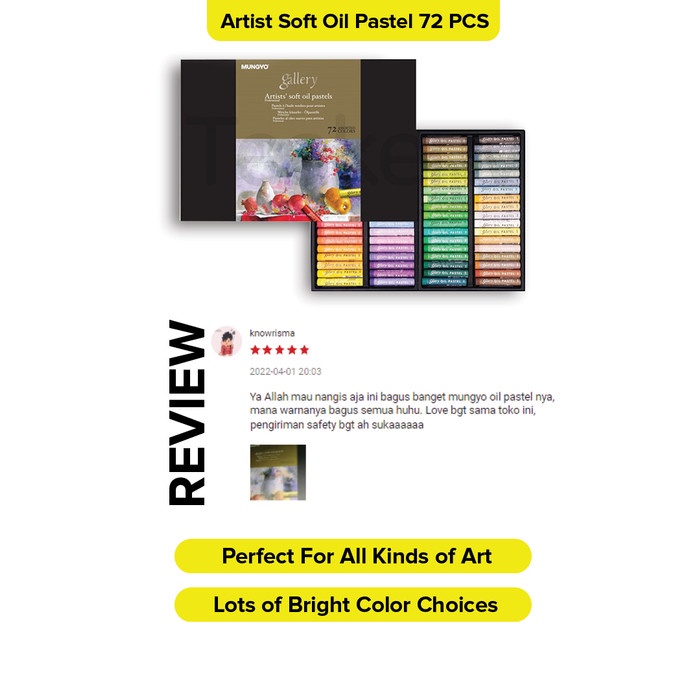 

Mungyo - Artist Soft Oil Pastel/Crayon Minyak 72 PCS