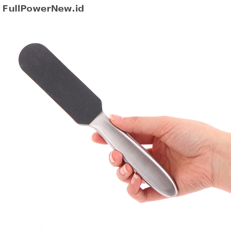 Power Stainless Steel Pedicure Foot File Kulit Mati Keras Callus Remover Penggiling Kaki ID