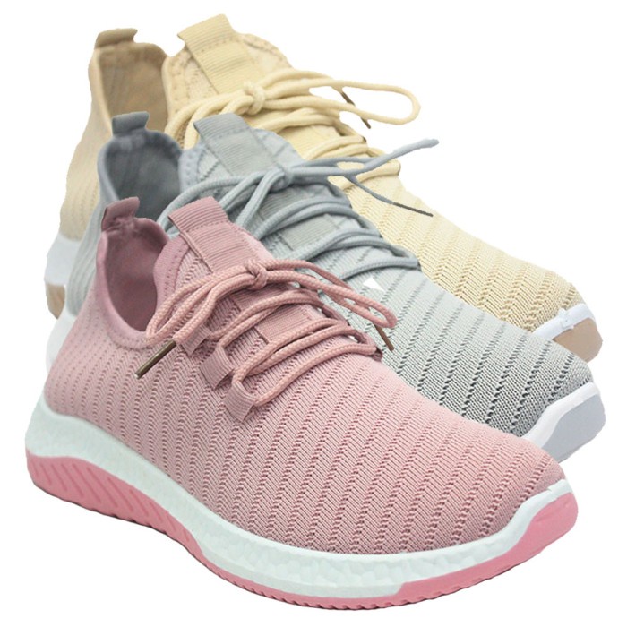 (COD) Dr. Kevin Sport Shoes Sepatu Sneakers Wanita Tanpa Tali589-027 - Salem - Salem, 37