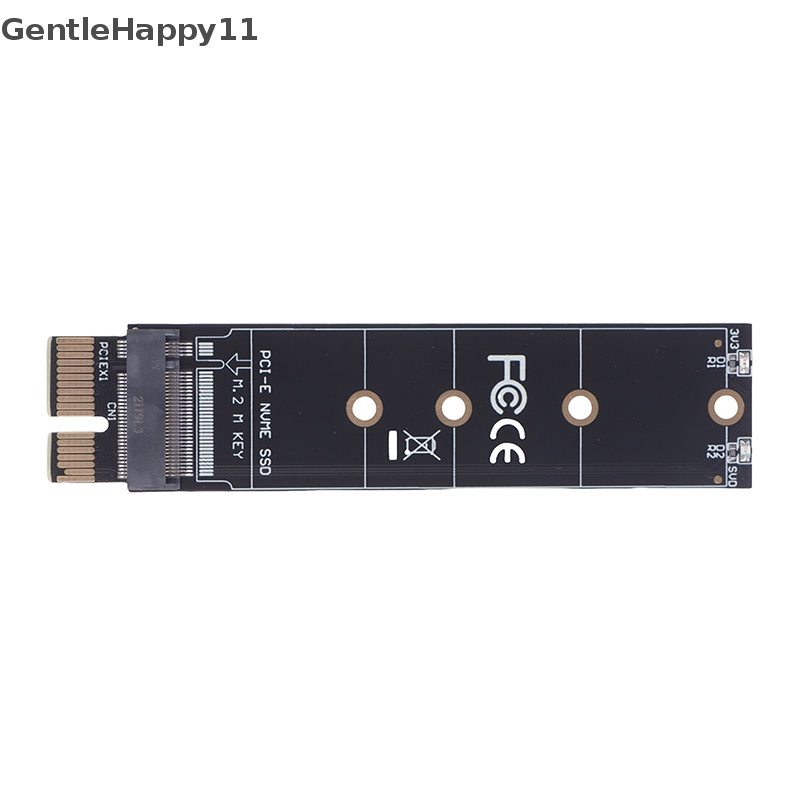 Gentlehappy PCIE to M2 Adapter NVMe SSD M2 PCIE X1 Raiser PCI-E PCI Express M Kunci Konektor id