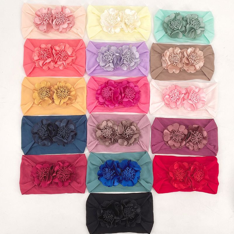 (Pimenova) bandana bunga anak bando bunga baby headband