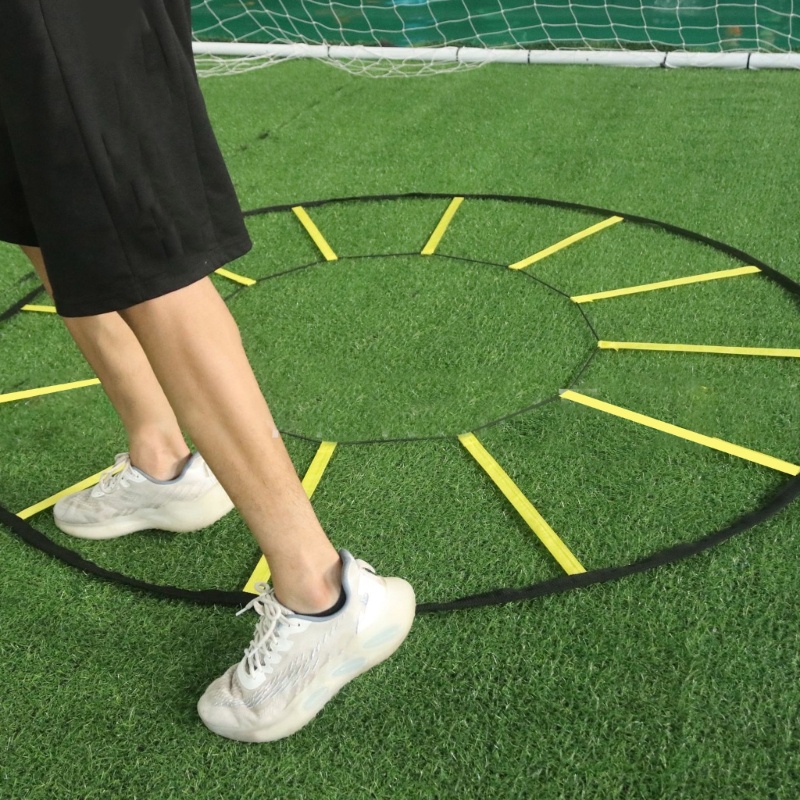 Alat Latihan Kecepatan Tangga Kelincahan Matahari Circle Agility Trainer Untuk Sepak Bola-Tennis