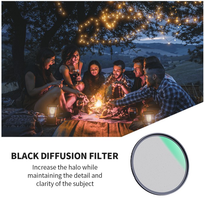 K&amp;F Concept Nano Series Black Diffusion 1/4 MRC