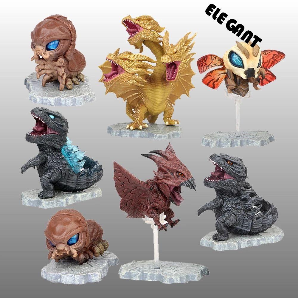 [Elegan] Godzilla Mainan Angka Mini Model Khusus Mainan Dinosaurus GodAzilla Toy Figure Figurine Mainan Godzilla Film Mainan