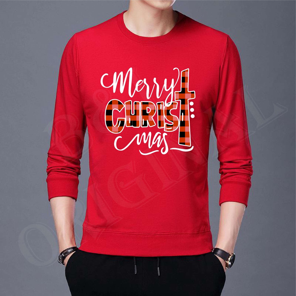 Bayar Di Tempat/ BS/COD//BAJU DISTRO MERRY CHRISTMAS//S-M-L-XL-XXL-XXXL//LENGAN PANJANG//GOOD QUALITY REALPIC