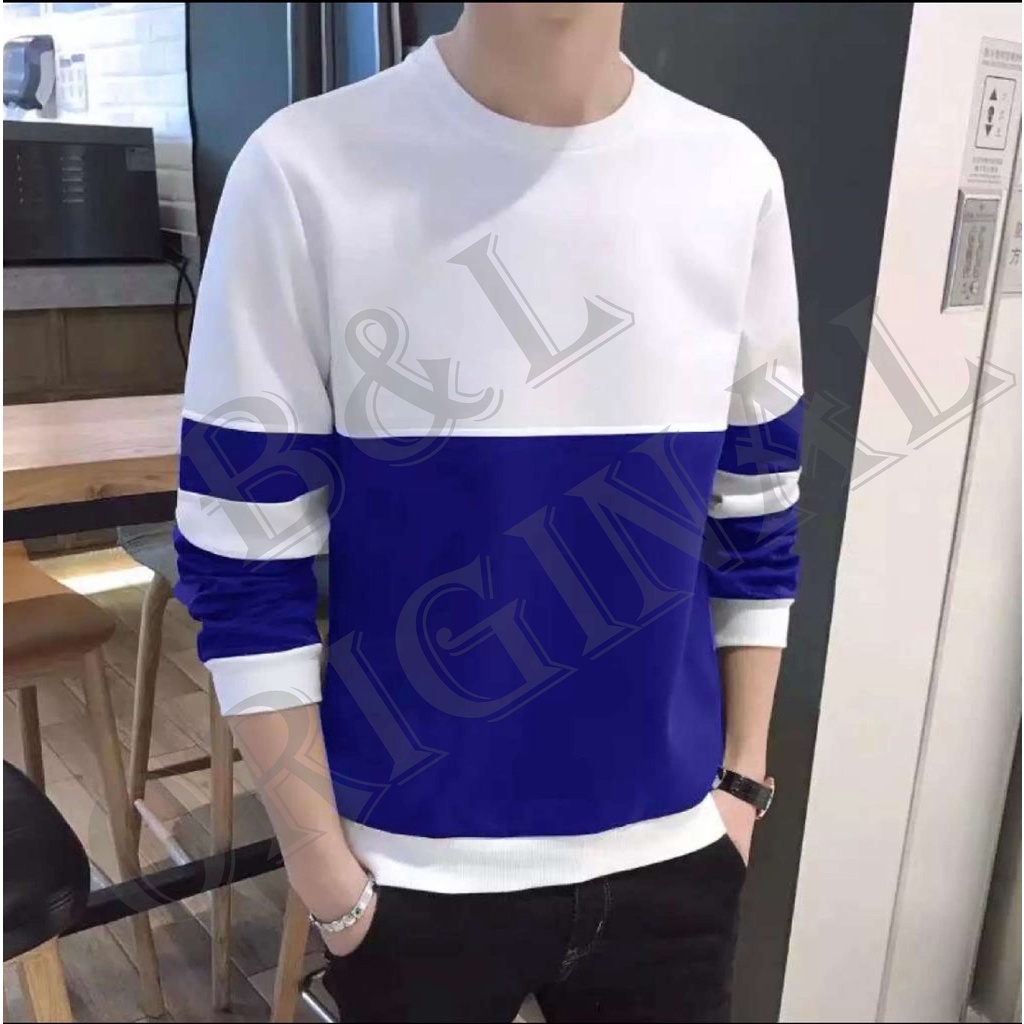 Bisa Bayar Di Tempat/ BS//COD// BAJU KOMBI//T-SHIRT TANGAN PANJANG//FASHION PRIA GOOD QUALITY