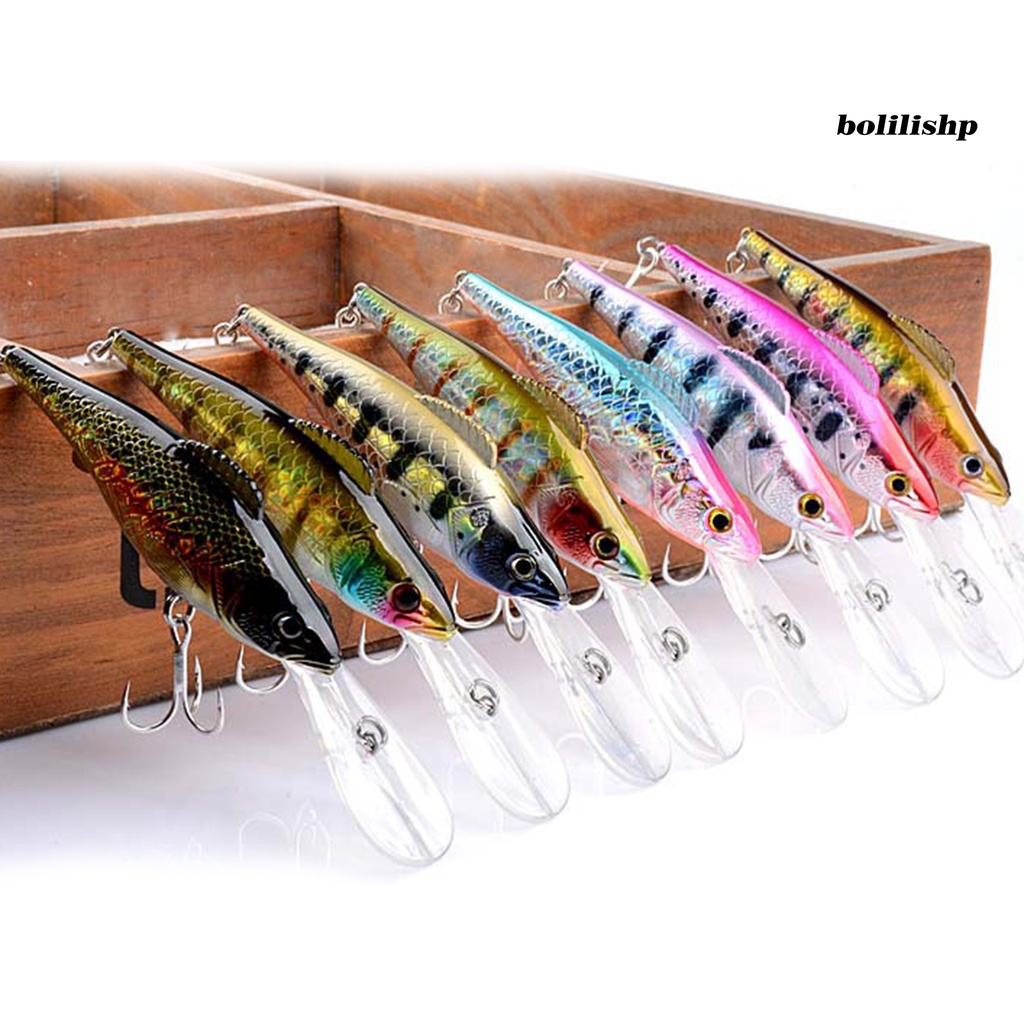 Bo-12.6cm/14.76g Umpan Pancing Warna Terang 3D Fisheyes Tajam Kait Simulasi Kulit Hidup Menangkap Ikan Universal Lidah Panjang Ikan Kecil Air Tawar Mandarin Fish Bait Perlengkapan Memancing