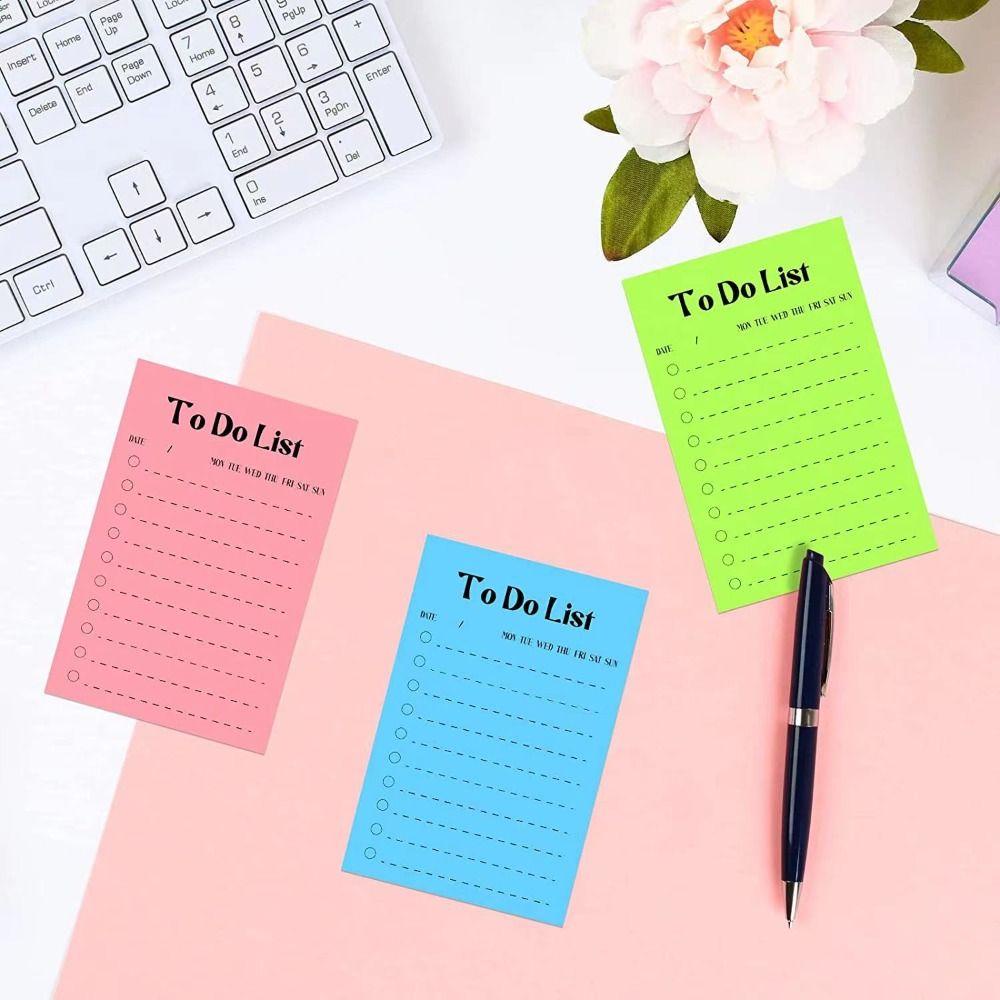 Lanfy To Do List Sticky Pad Disiplin Diri Check It Weekly Daily Planner Siswa Alat Tulis Sekolah Kantor Perlengkapan Studing Planning Jadwal Notepad