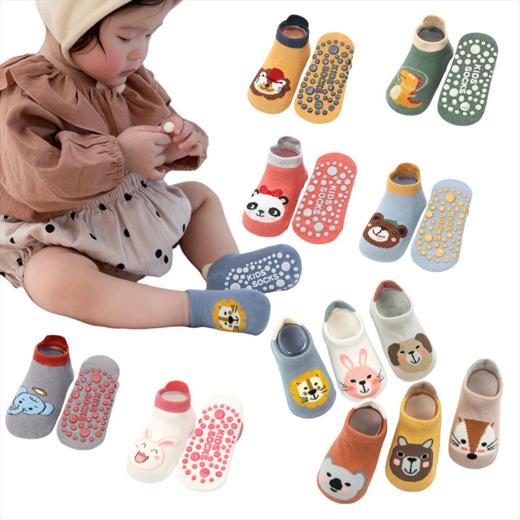 JM0082  (0-5 Tahun) Kaos Kaki Anak Bayi No  Slip Kids Socks Kaos Kaki Anak No Slip TK Bayi SD SMP karet baby sock socks Cewek Cowok Unisex Anti Slip Antislip