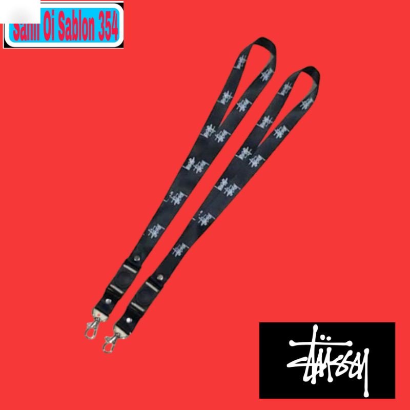 

TALI LANYARD STUSSY GANTUNGAN KUNCI/GANTUNGAN ID CARD/GANTUNGAN HP/ best seller COD