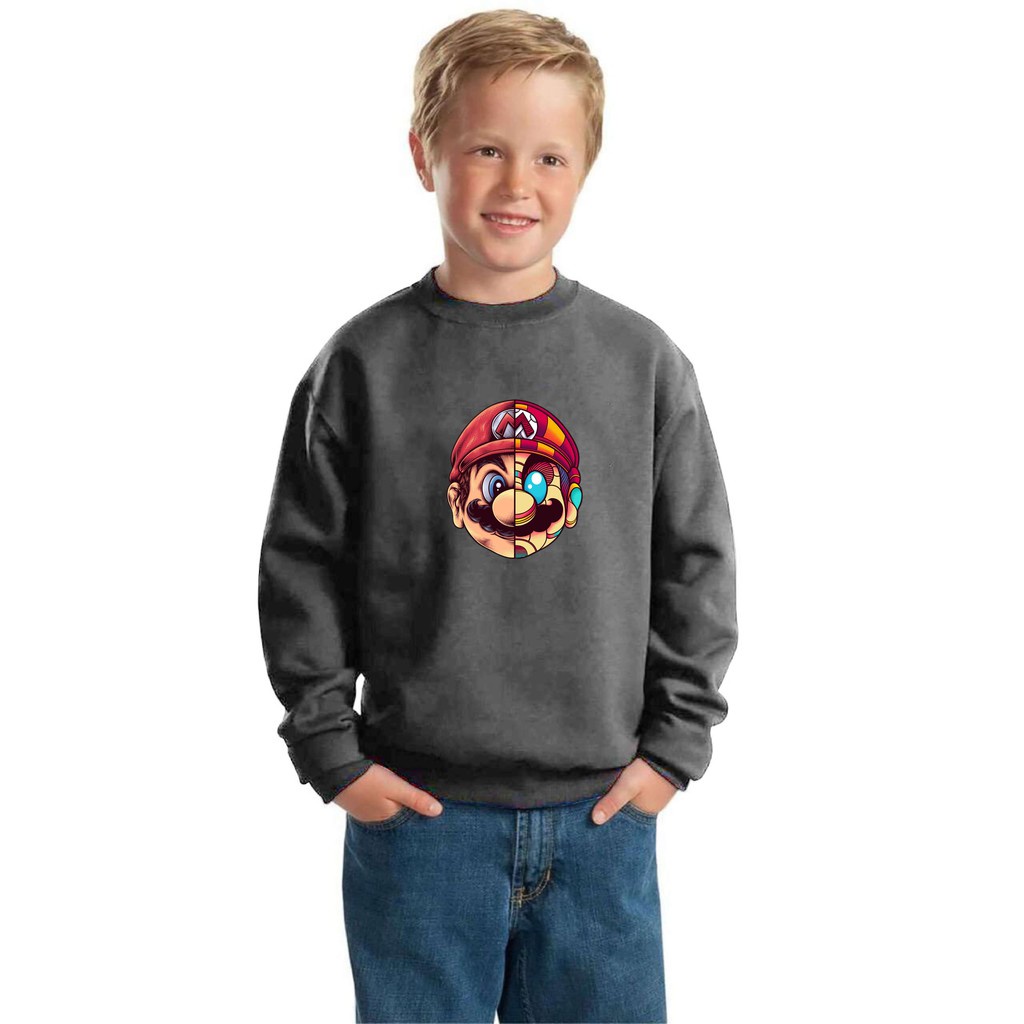 bisa bayar di tempat/ BS//COD//BAJU KAOS ANAK ANAK MARIOO TANGAN PANJANG GOOD QUALITY