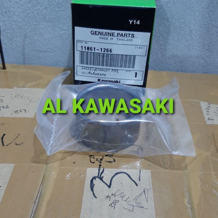 paking packing silencer sambungan knalpot ninja 250fi 250 fi new ori Kawasaki