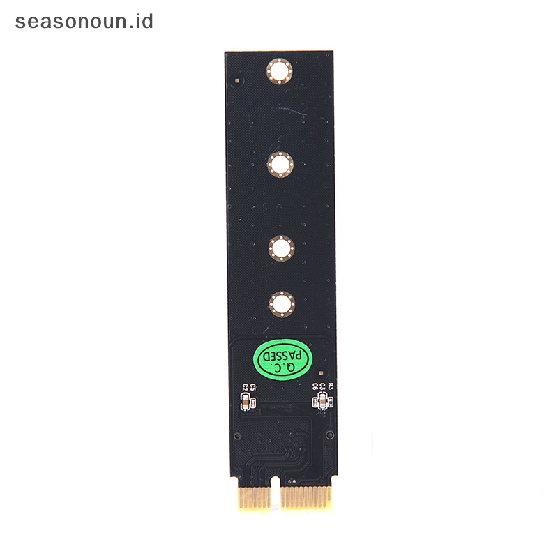 Seasonoun Pcie To M2 Adapter Nvme Ssd M2 Pcie X1 Raiser Konektor Kunci Pci-E Pci Express M.