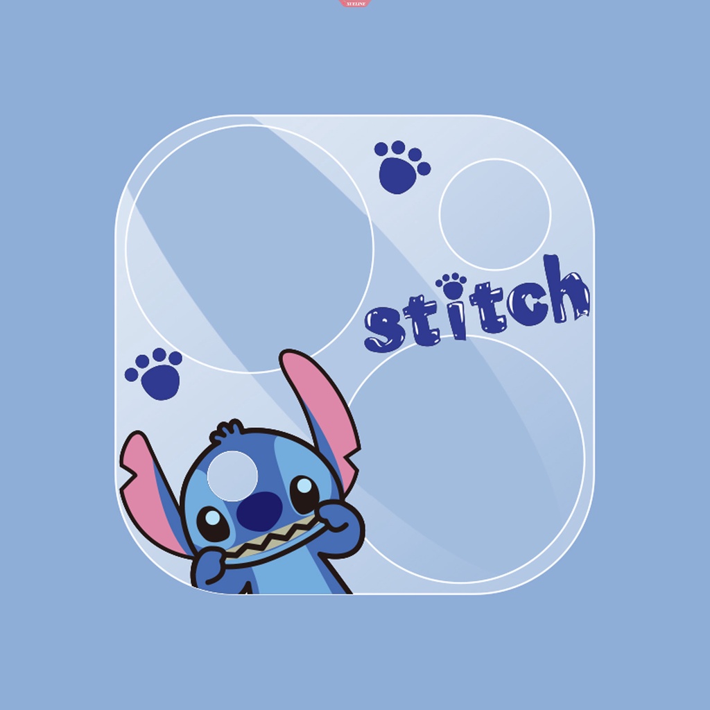 Disney Stitch Stiker Lensa Ponsel Untuk IPhone 14 Pro 13 12 11 Pro Max Kartun Mini Penutup Belakang Pelindung Layar Lensa Kamera [ZXL]