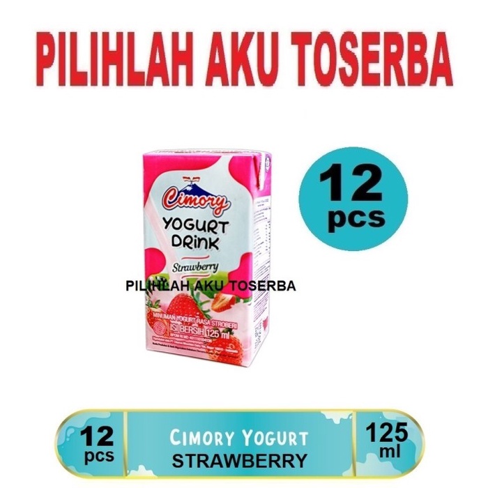 CIMORY YOGURT Drink STRAWBERRY MINI 125 ml - ( HARGA 12 pcs )