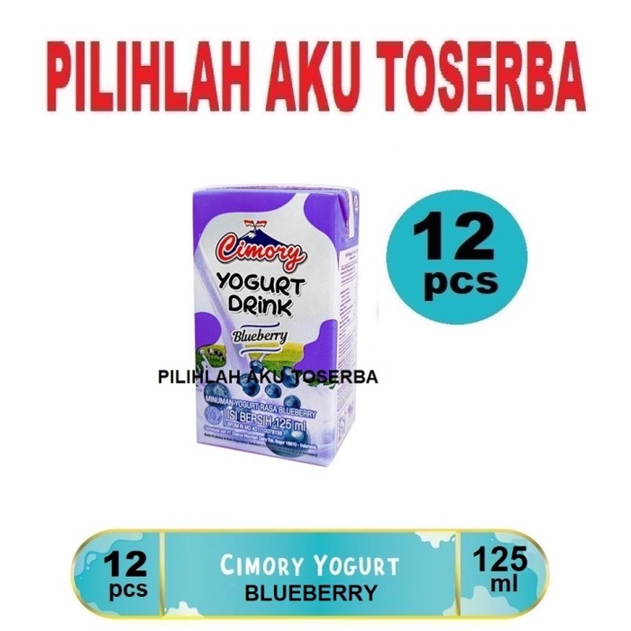 CIMORY YOGURT Drink BLUEBERRY MINI 125 ml - ( HARGA 12 pcs )