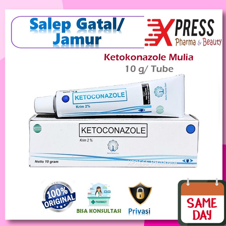 XPRESS Ketoconazole CREAM MULIA Obat Salep Jamur Gatal Panu Krim Ketoconazol Ketokonazole Ketokonazol Ketoconasole Ketoconasol Ketokonasol Ketokonasole