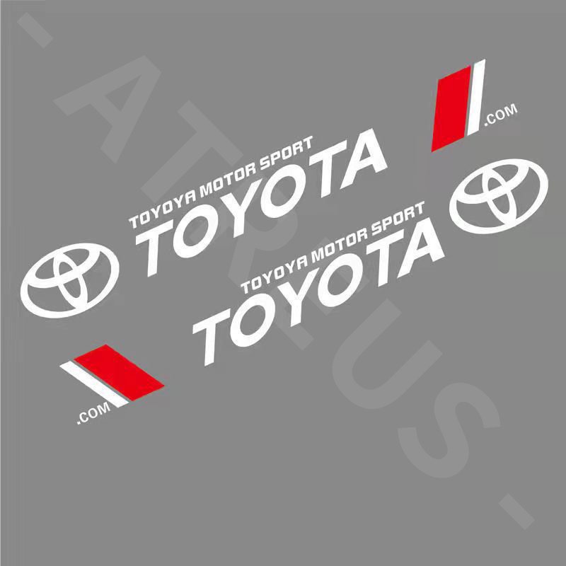 Auto Door Side Body Decor Decals Anti Gores Penutup Lecet Untuk Toyota Agya Razie Syar'I Avanza Veloz Rush Kijiang Innova Yaris Corolla Cross bZ4X RAV4 Vios Fortuner CHR Camry