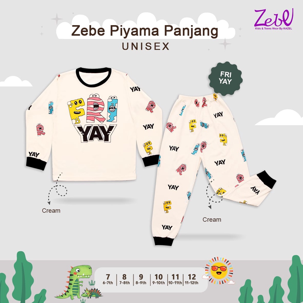 Zebe Piyama Panjang Unisex Edition