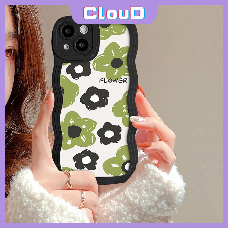 Case Bunga Lukisan Cat Minyak Untuk Redmi 9A 9 10 12C 10C 9T A1 10A 9C A1+Redmi Note11 9s 10s 11s 10 8 9 Pro POCO M3 X3 NFC Pro Mi 11T Pro Wavy Edge Summer Fresh Flower Lembut Sarung