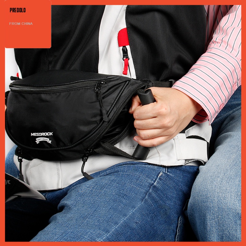 [Predolo] Tas Sabuk Pengaman Kursi Belakang Strap Adjustable Untuk Dewasa Sepeda Motor