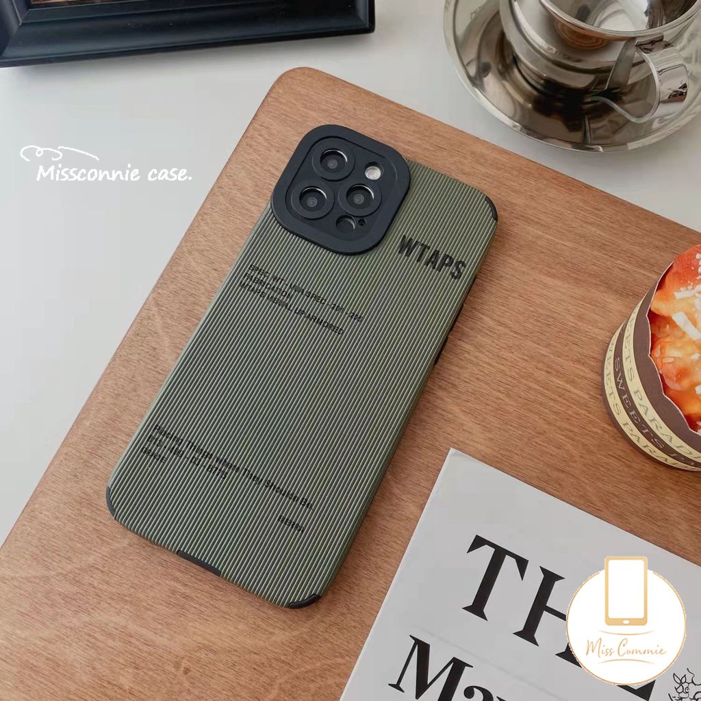 IPHONE Casing Kompatibel Untuk Iphone11 14 12 13 Pro Max7 8 Plus X XR XS MAX Soft Tpu Silicon Shockproof Tekstur Kulit Mewah Trendi Brand Bisnis Minimalis Case Cover