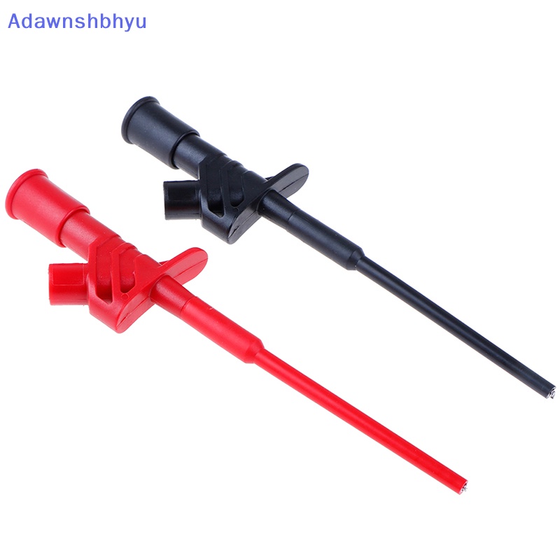 Adhyu Profesional Insulated Quick Test Hook Clip Tegangan Tinggi Fleksibel Tesg Probe ID