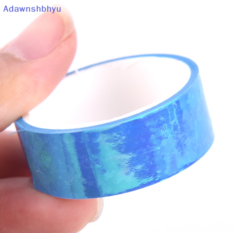 Adhyu 5m Dekorasi Senam Irama Horaphic Prismatic Glitter Tape Hoops Stick ID