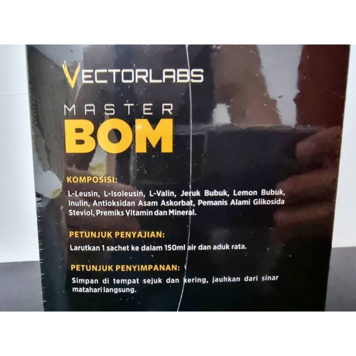 Vectorlabs MasterBom Master Bom (1 BOX 30 Sachet) Pre Workout Bcaa