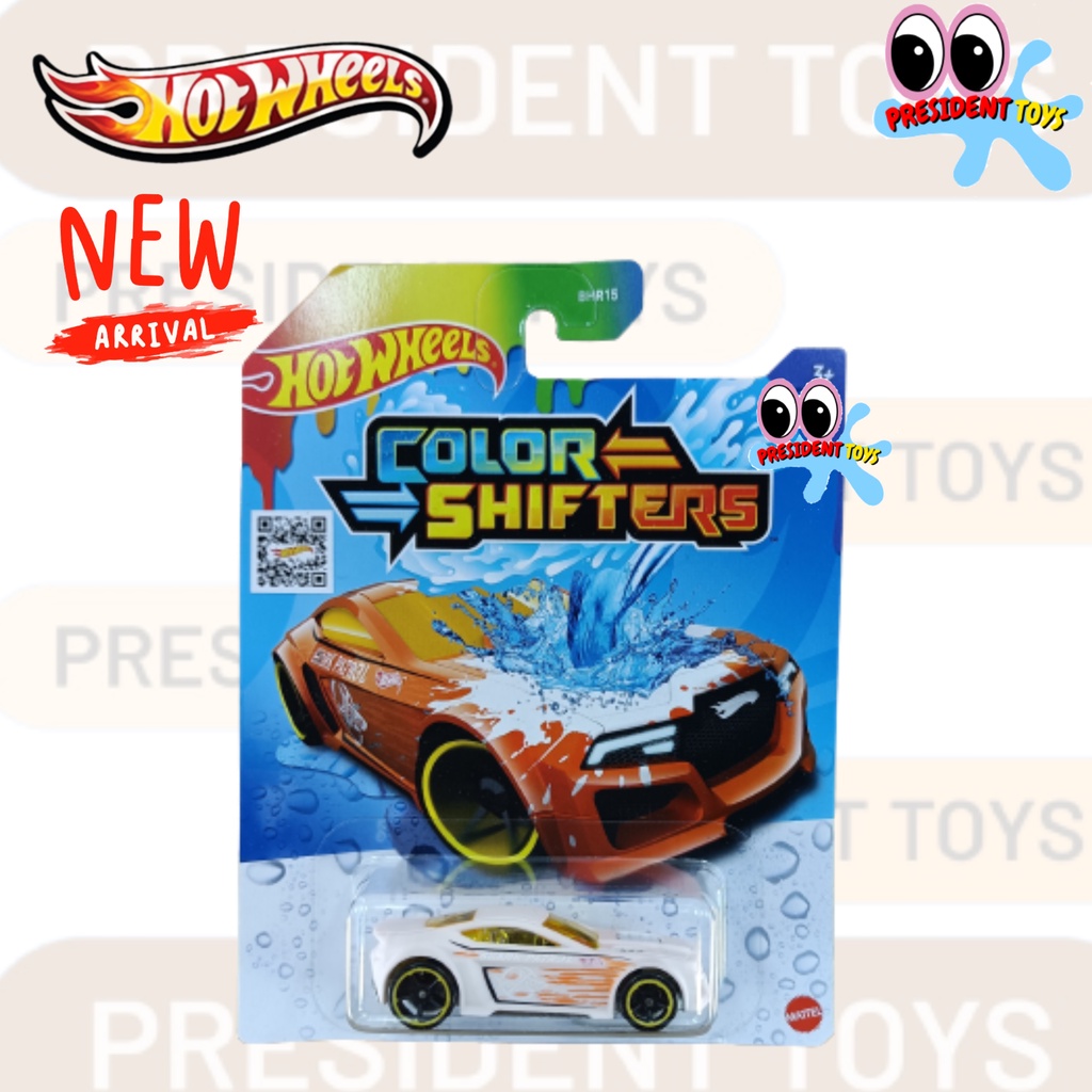 Hot Wheels Color Shifters Torque Twister Putih Orange Original Mattel